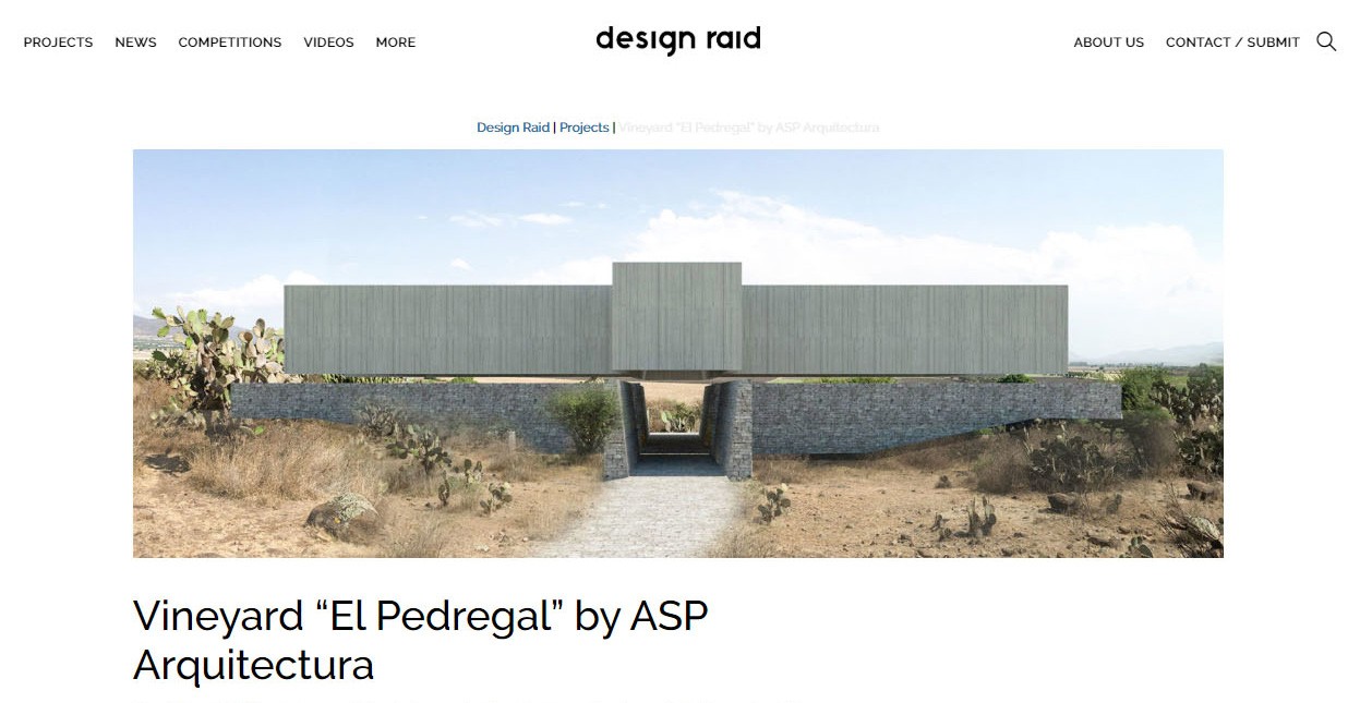 Viñedo " El Pedregal" en Design Raid
