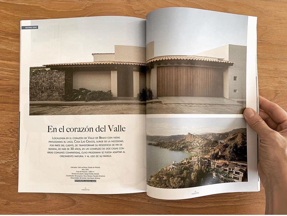 Casa las Cruces en revista impresa Ambientes