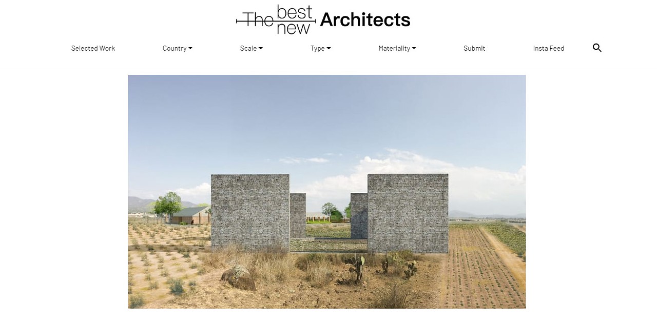Viñedo El Pedregal en The Best New Architects